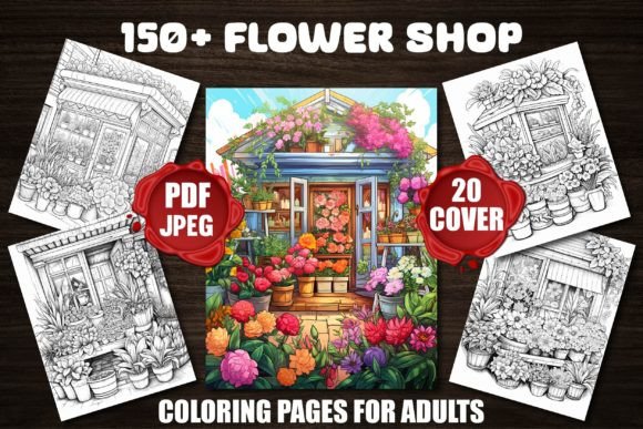 Download Flower Shop Coloring Pages - Premium Resources