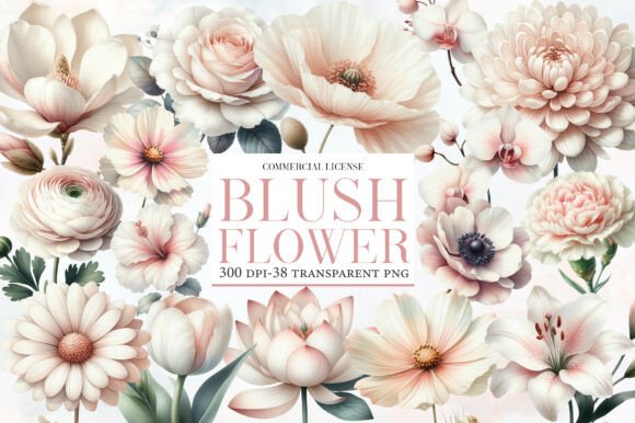 Download Blush Flower Clipart - Premium Resources