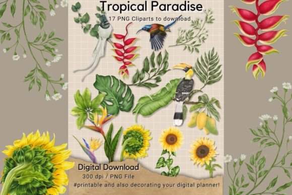 Download Tropical Paradise Clipart, - Tropical paradise Collection
